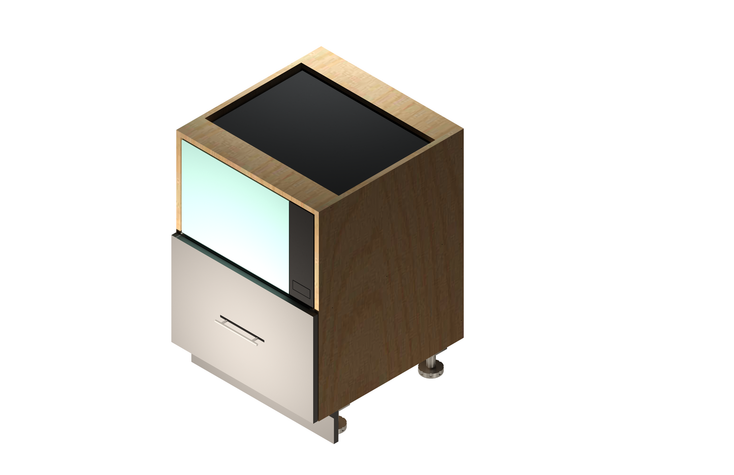 Base Microwave Cabinet